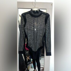 Rhinestone bodysuit